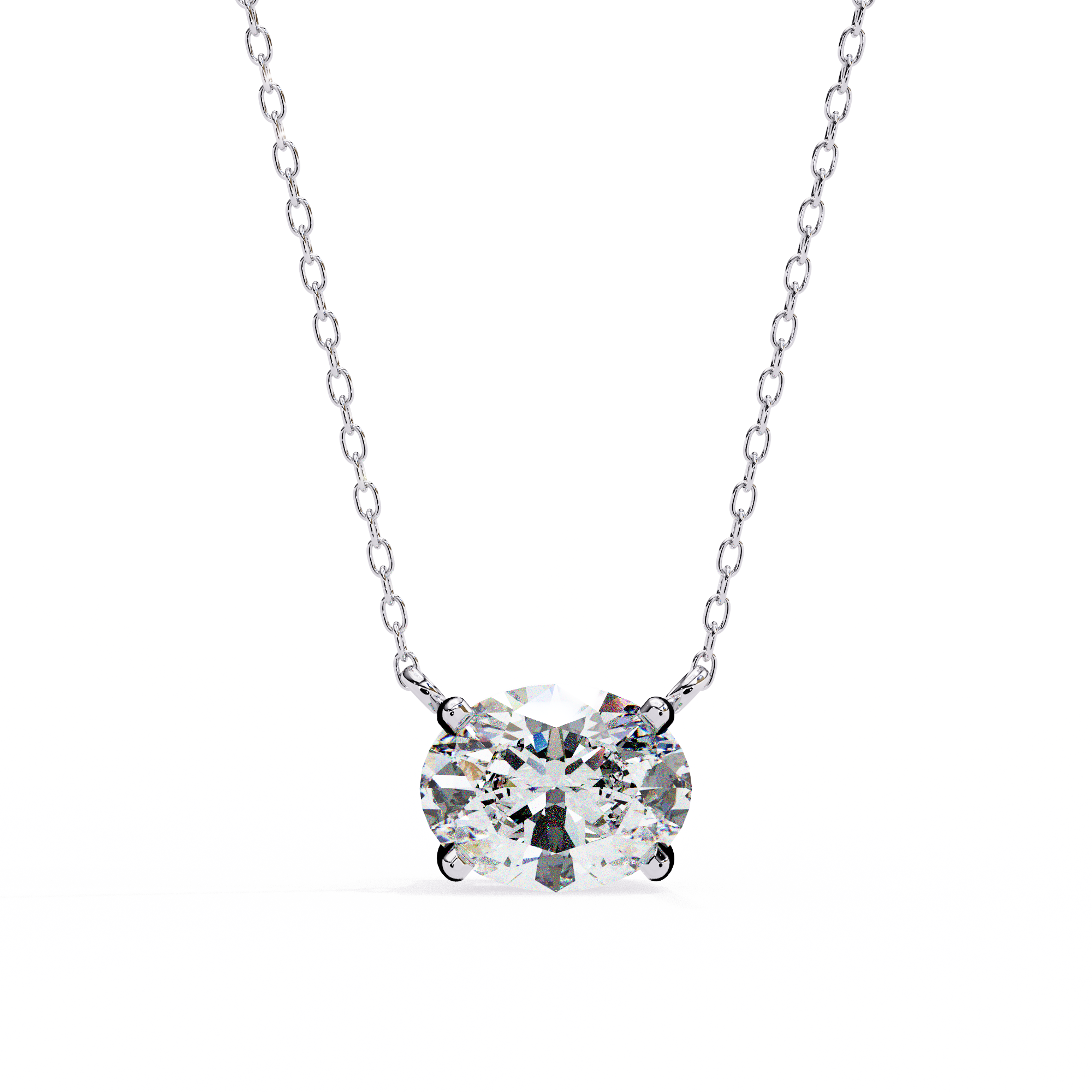 Horizontal Oval Pendant