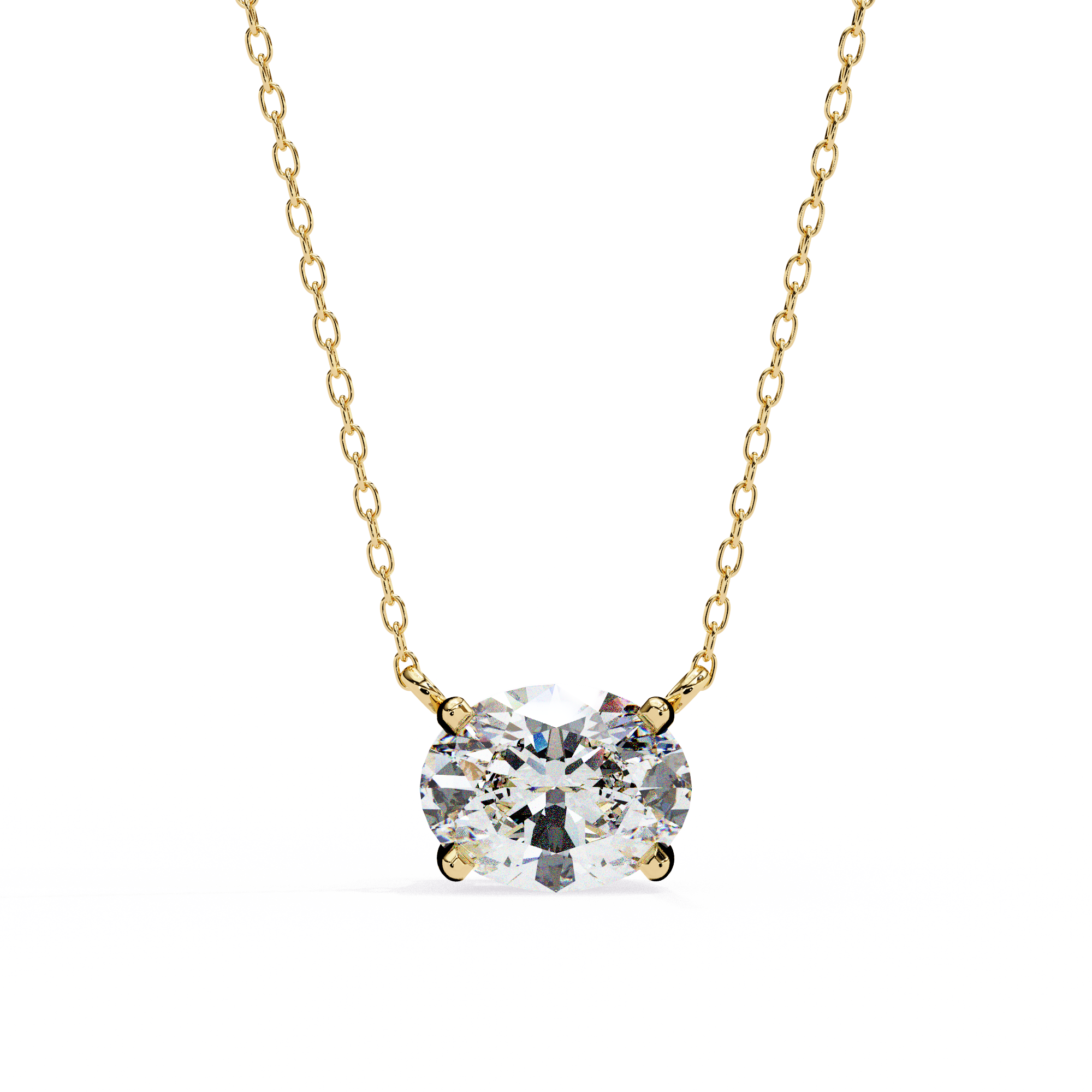 Horizontal Oval Pendant