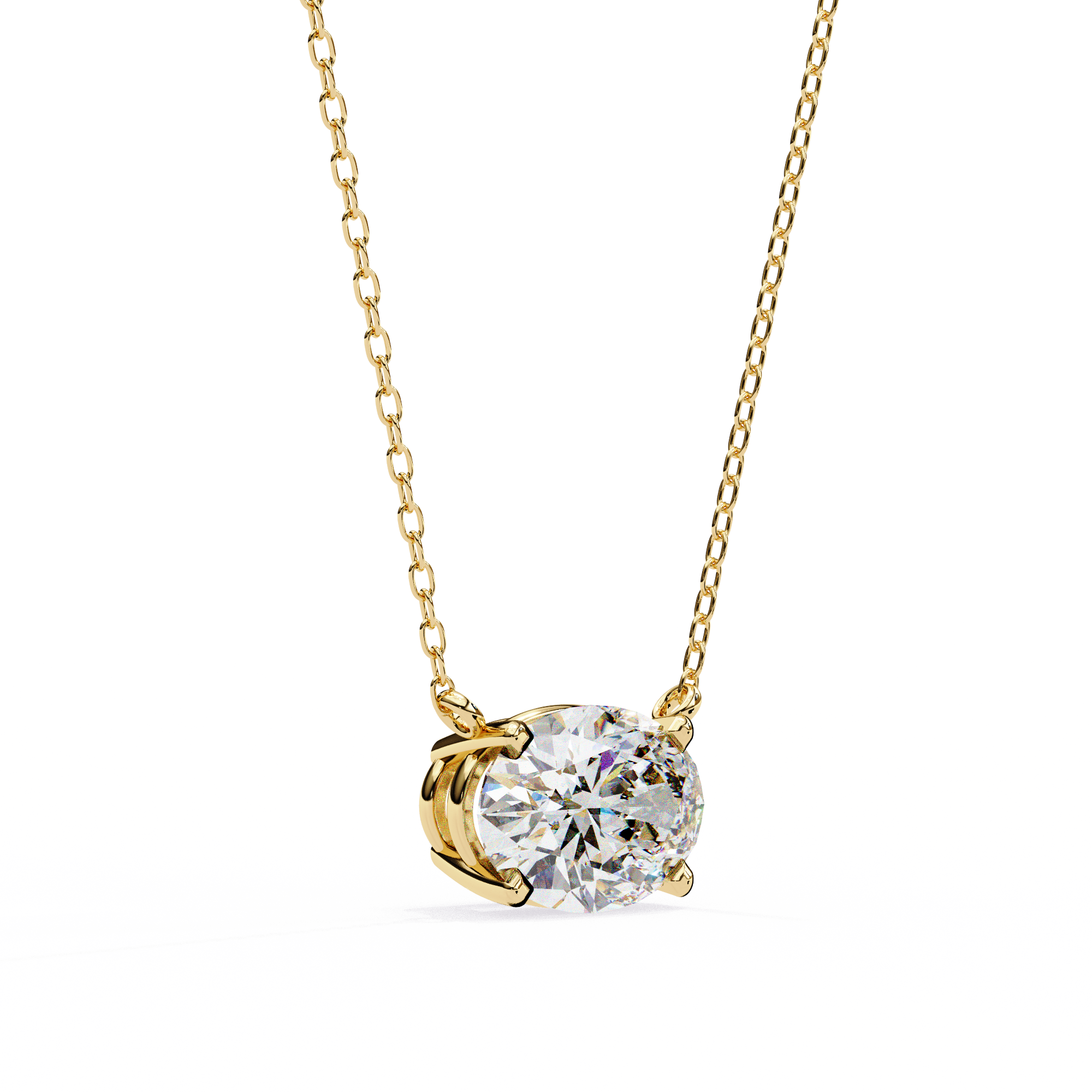 Horizontal Oval Pendant