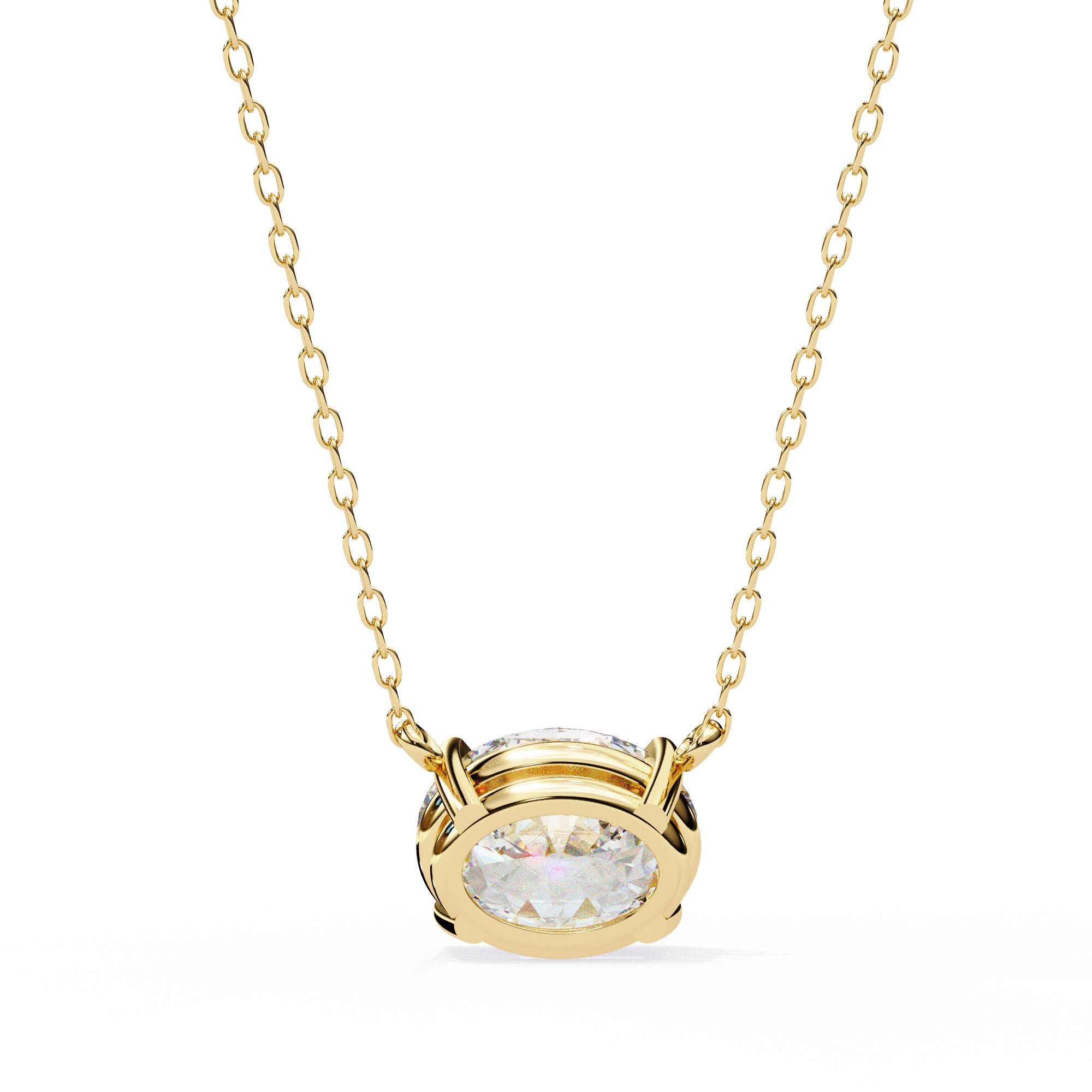 Horizontal Oval Pendant