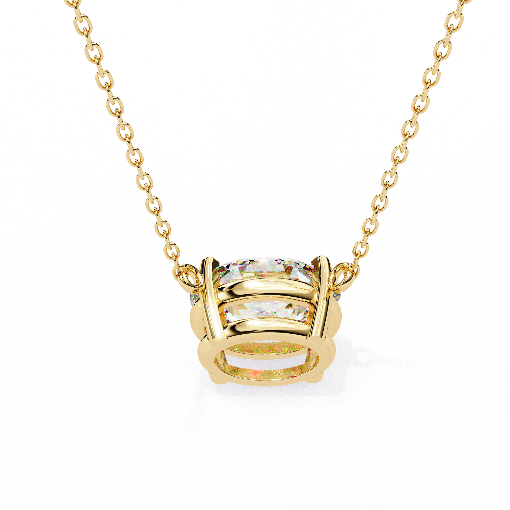 Horizontal Oval Pendant