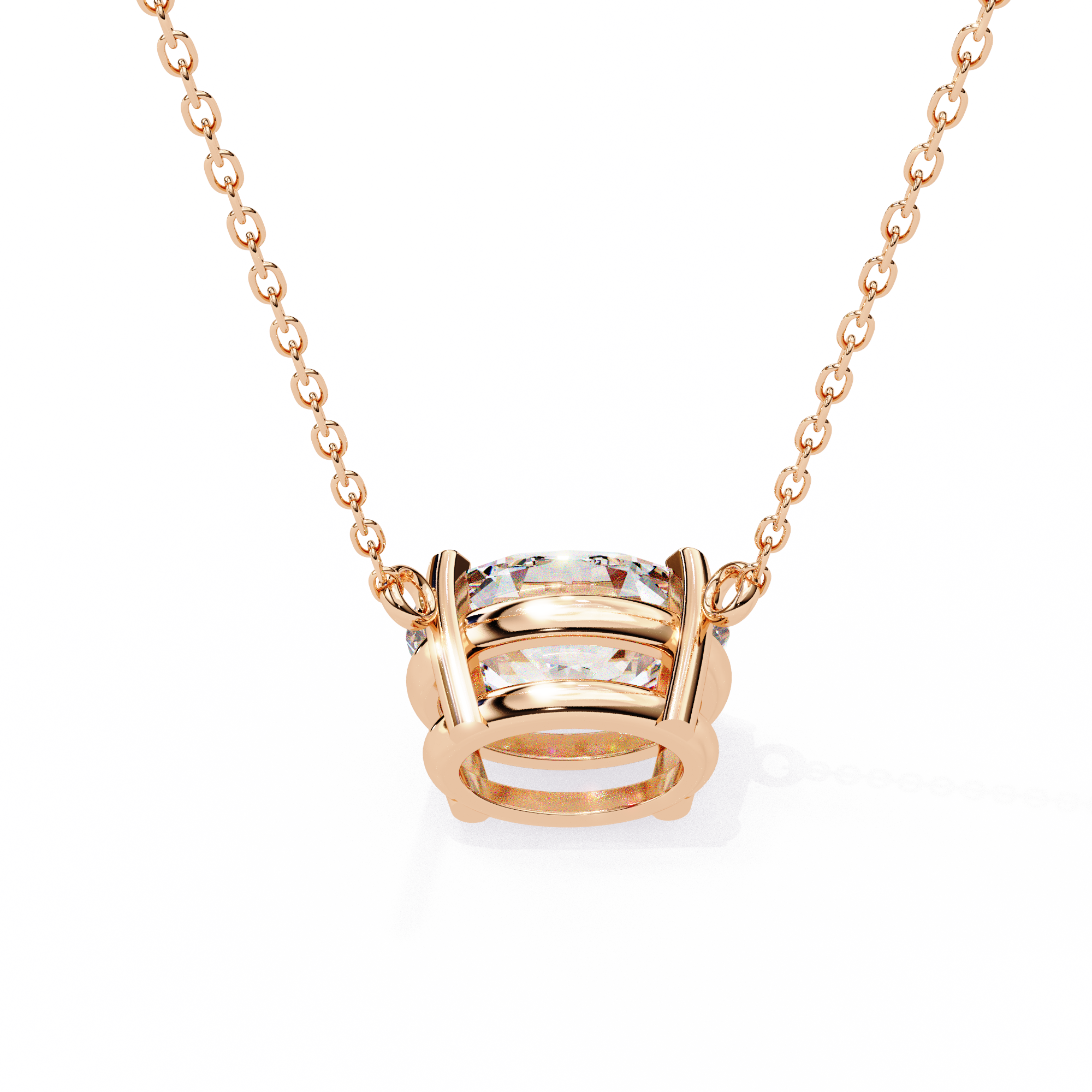 Horizontal Oval Pendant