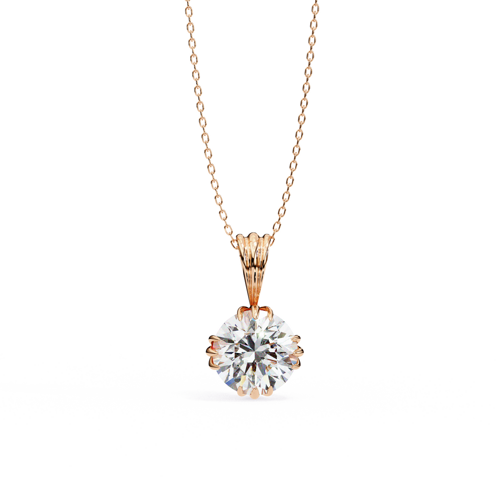 Classic Solitaire Diamond Pendant