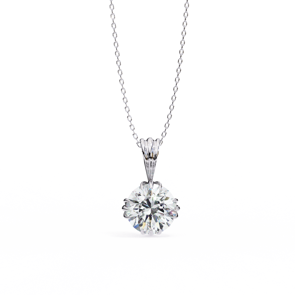 Classic Solitaire Diamond Pendant