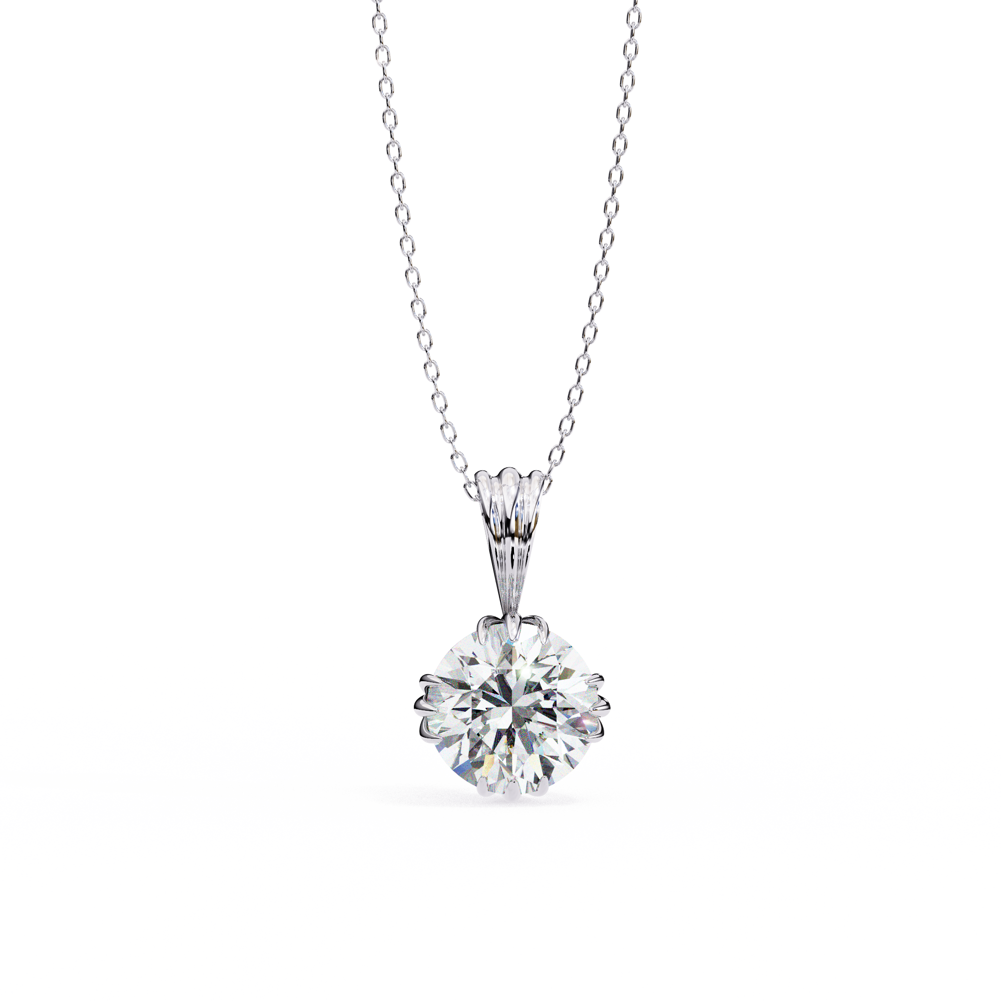 Classic Solitaire Diamond Pendant