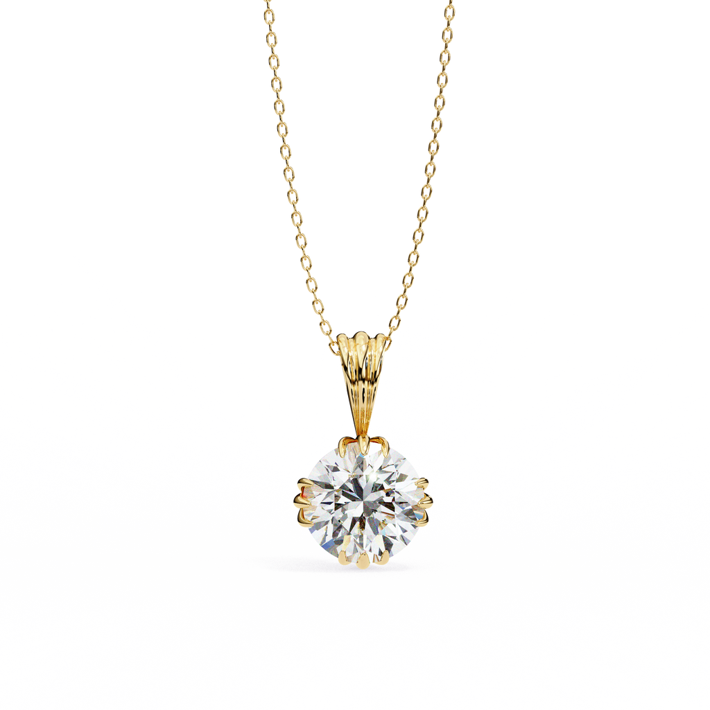 Classic Solitaire Diamond Pendant