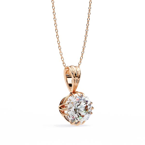 Classic Solitaire Diamond Pendant