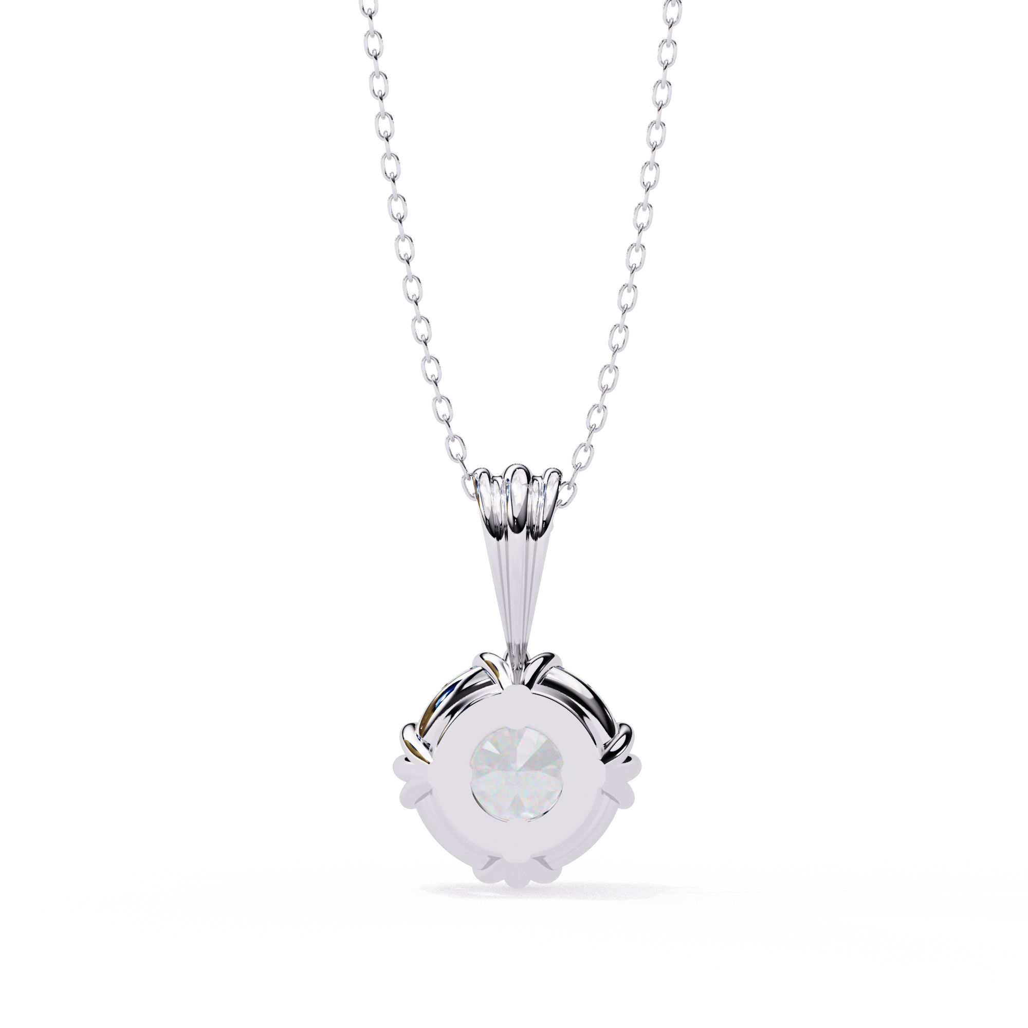 Classic Solitaire Diamond Pendant