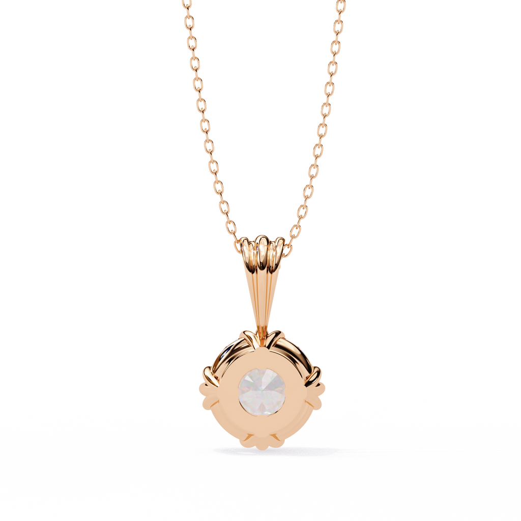 Classic Solitaire Diamond Pendant