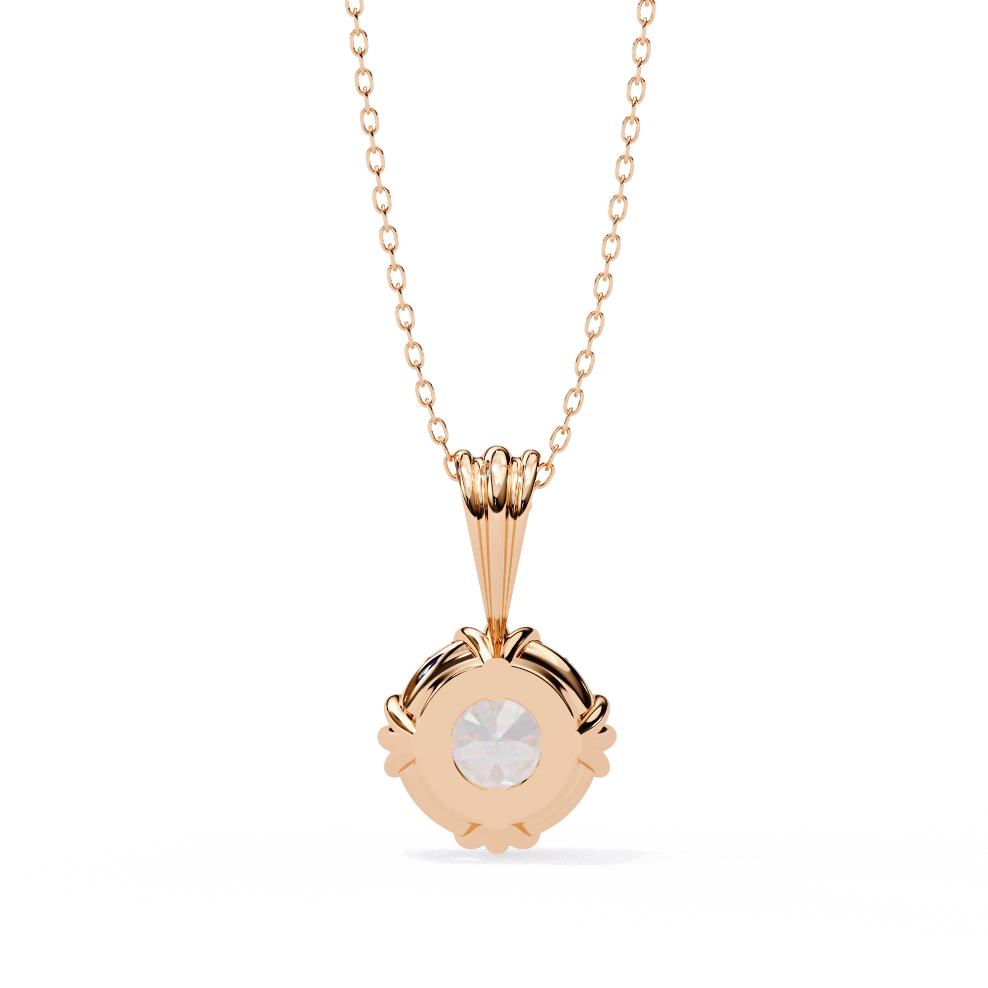 Classic Solitaire Diamond Pendant
