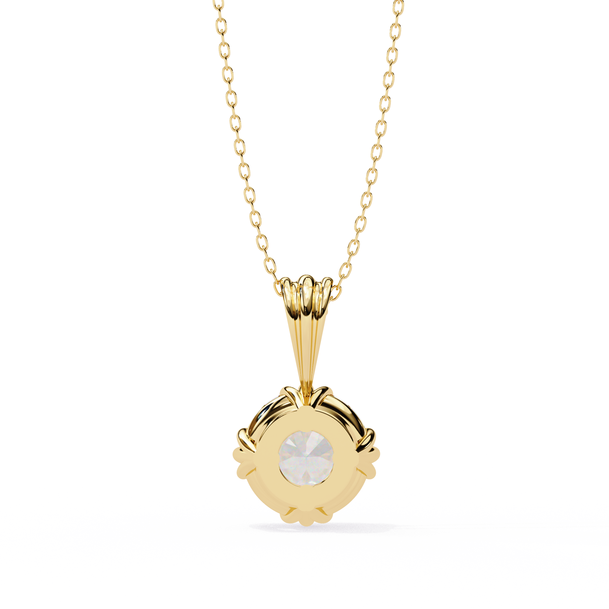 Classic Solitaire Diamond Pendant