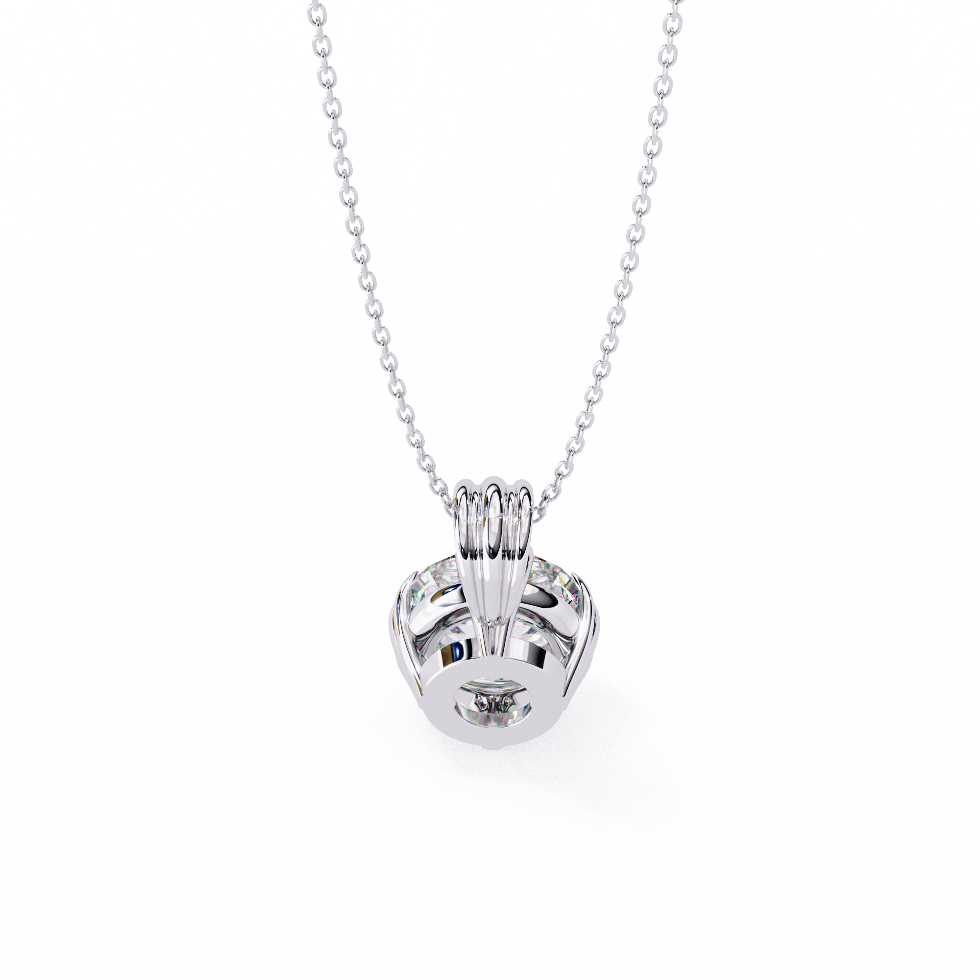 Classic Solitaire Diamond Pendant