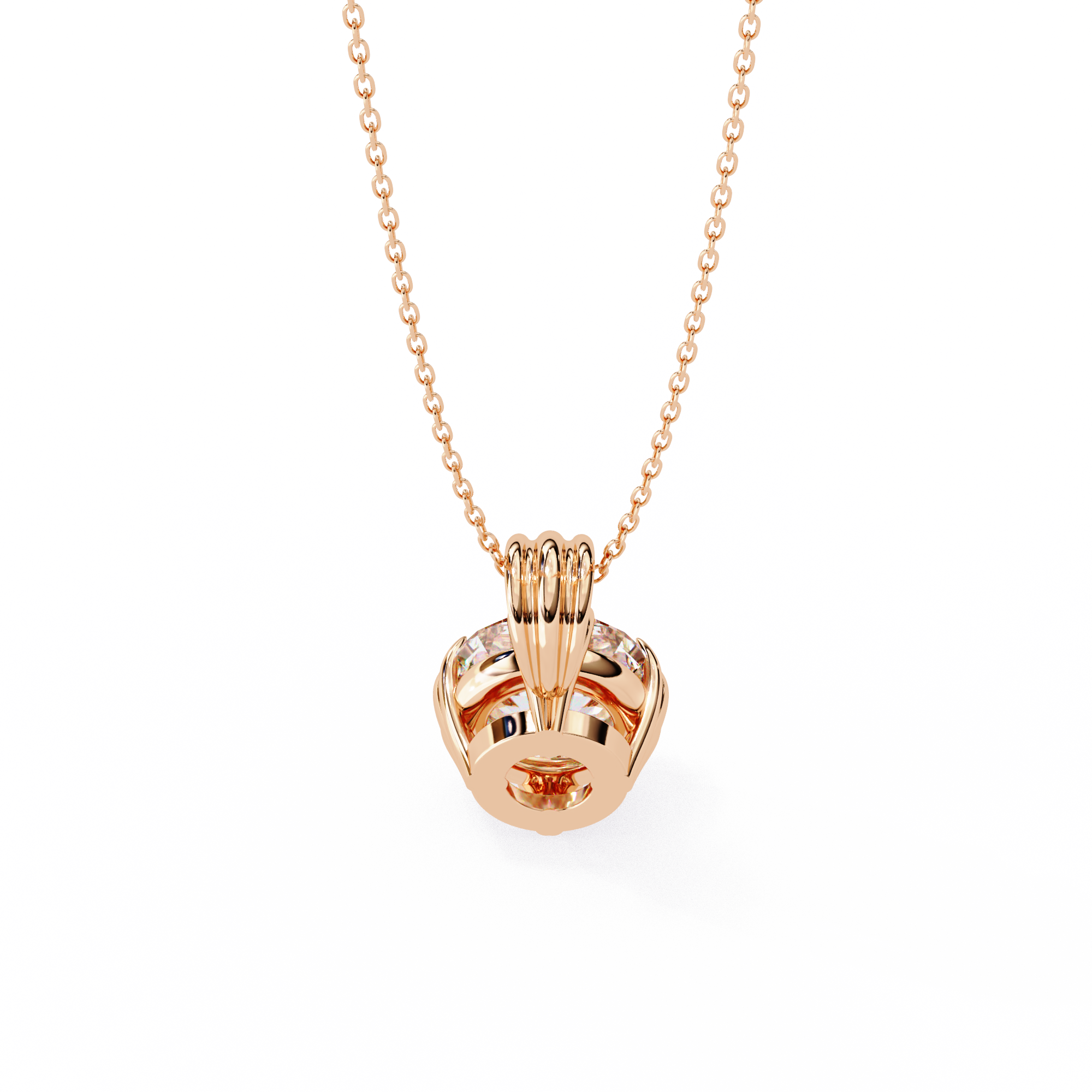 Classic Solitaire Diamond Pendant