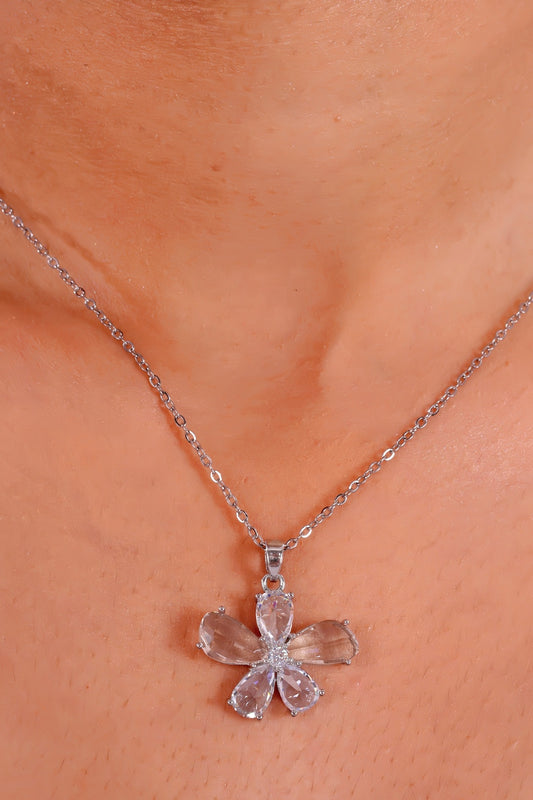 Dazzling Crystal Butterfly Jewelry Set – Elegant Necklace &amp; Earrings for a Timeless Sparkling Look