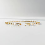 Delicate Diamond Line Bracelet