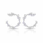 Eternal Bloom Earrings – Everlasting Radiance & Floral Majesty