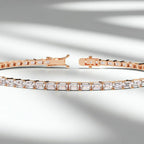 Baguette Line Diamond Bracelet
