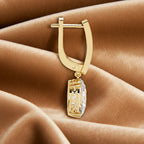 Aurora Oval Drop Earrings