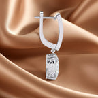 Aurora Oval Drop Earrings
