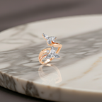 Butterfly Wings Diamond Ring