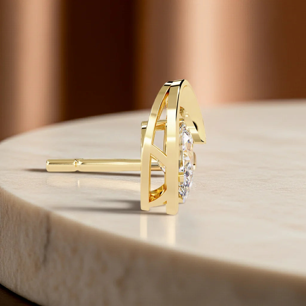 Celestial Oval Earrings