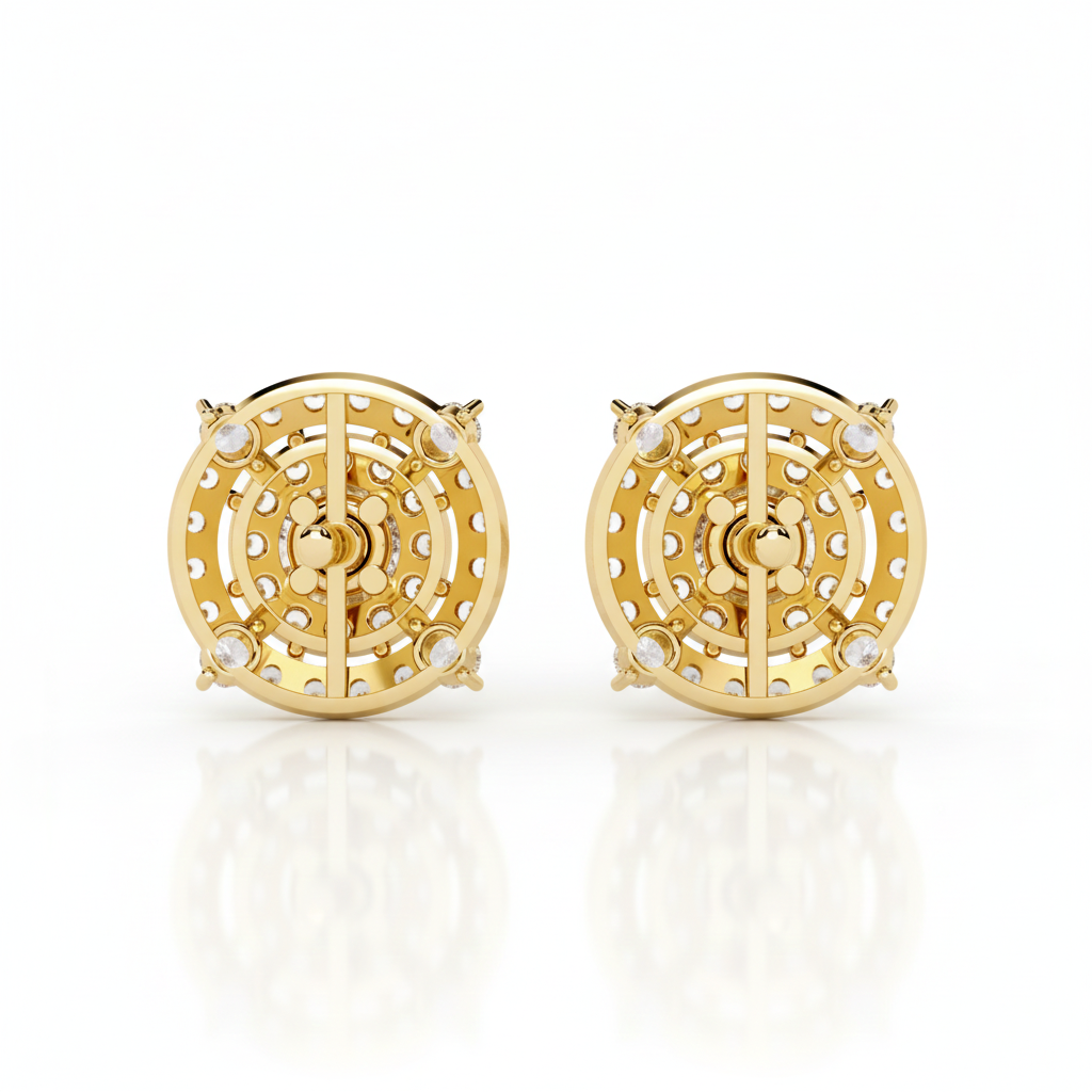 Eternal Sparkle Diamond Halo Earrings