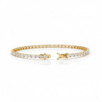 Baguette Line Diamond Bracelet