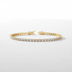 Baguette Line Diamond Bracelet