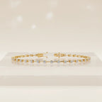 Delicate Diamond Line Bracelet