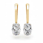 Aurora Oval Drop Earrings