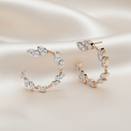 Eternal Bloom Earrings – Everlasting Radiance & Floral Majesty