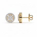 Eleva Circle Studs – Infinite Radiance & Modern Minimalist Luxury