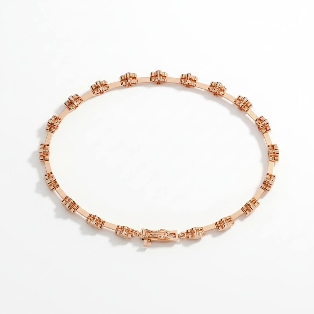 Floral Diamond Bracelet
