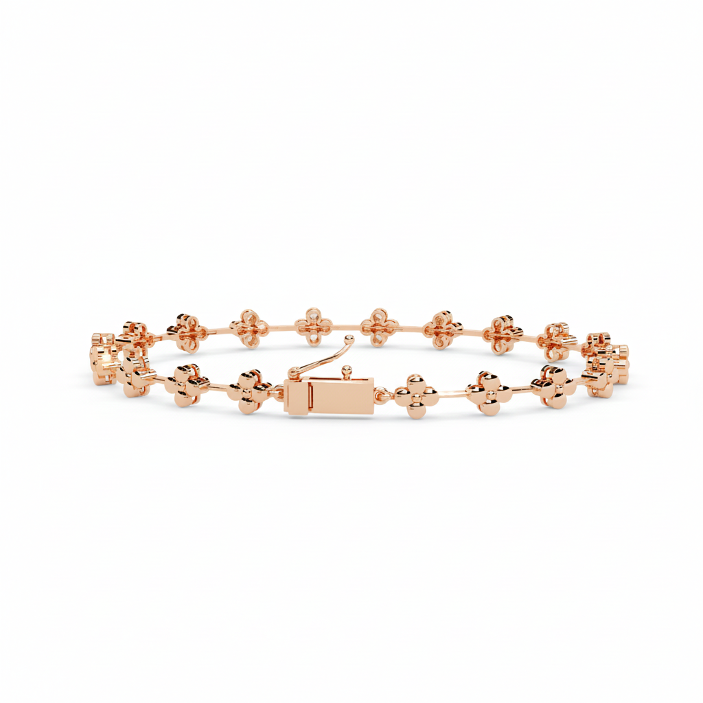 Floral Diamond Bracelet