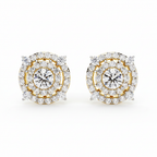 Eternal Sparkle Diamond Halo Earrings