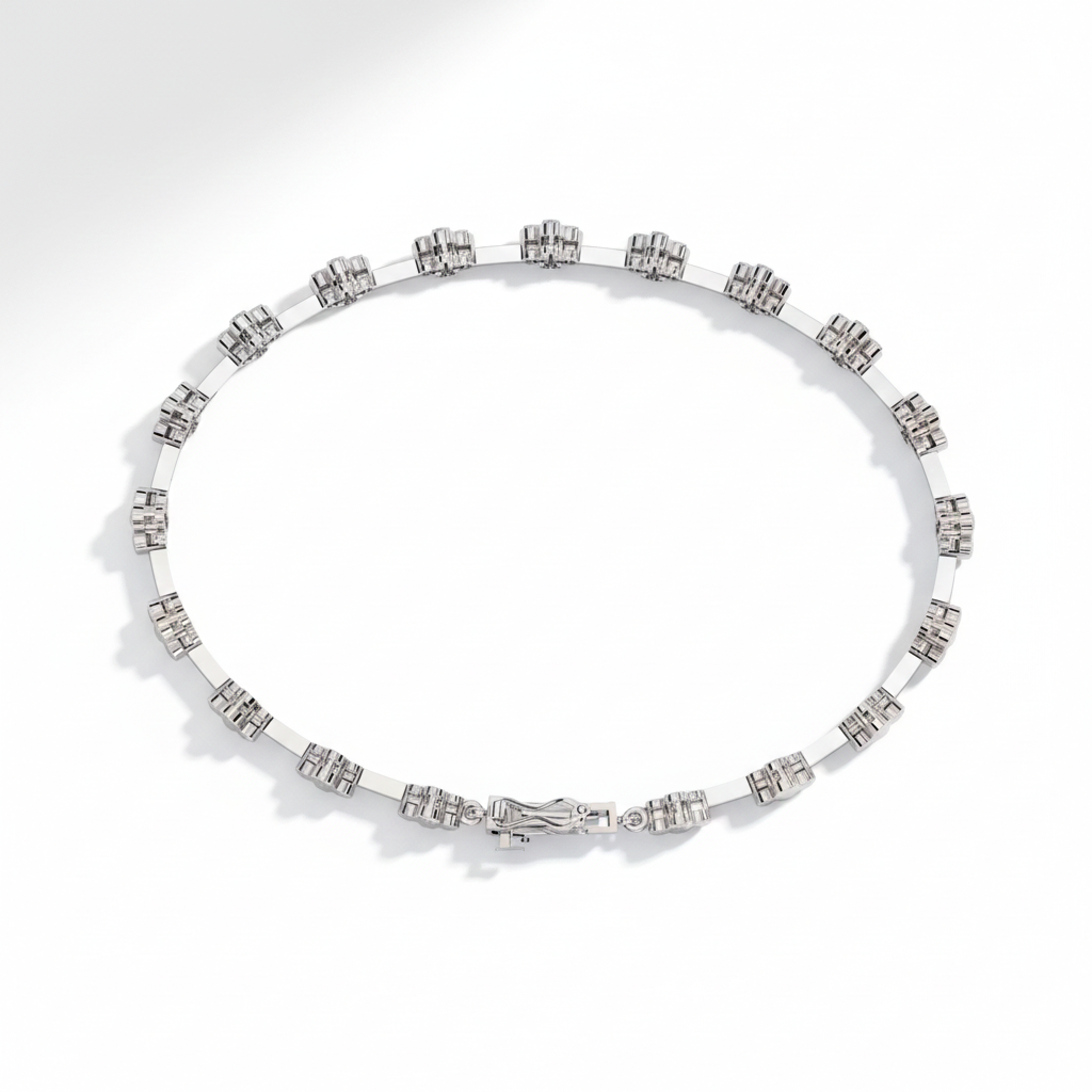 Floral Diamond Bracelet