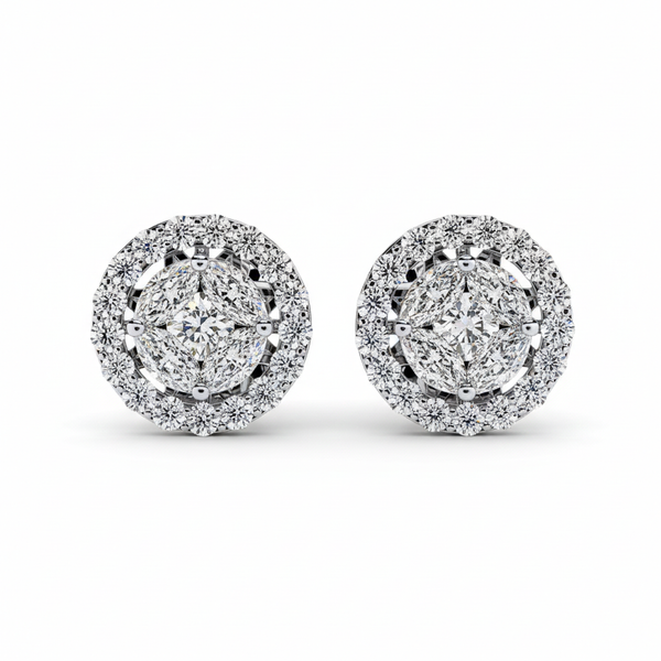 Eleva Circle Studs – Infinite Radiance & Modern Minimalist Luxury