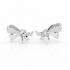 Luxe Bow Diamond Studs – Sophisticated Charm & Timeless Sparkle