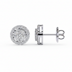 Eleva Circle Studs – Infinite Radiance & Modern Minimalist Luxury