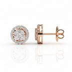 Eleva Circle Studs – Infinite Radiance & Modern Minimalist Luxury
