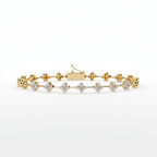 Floral Diamond Bracelet