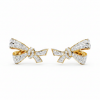 Luxe Bow Diamond Studs – Sophisticated Charm & Timeless Sparkle