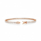 Baguette Line Diamond Bracelet