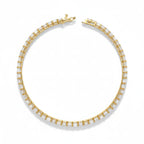 Baguette Line Diamond Bracelet