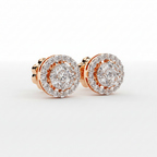 Eleva Circle Studs – Infinite Radiance & Modern Minimalist Luxury