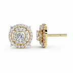 Eternal Sparkle Diamond Halo Earrings