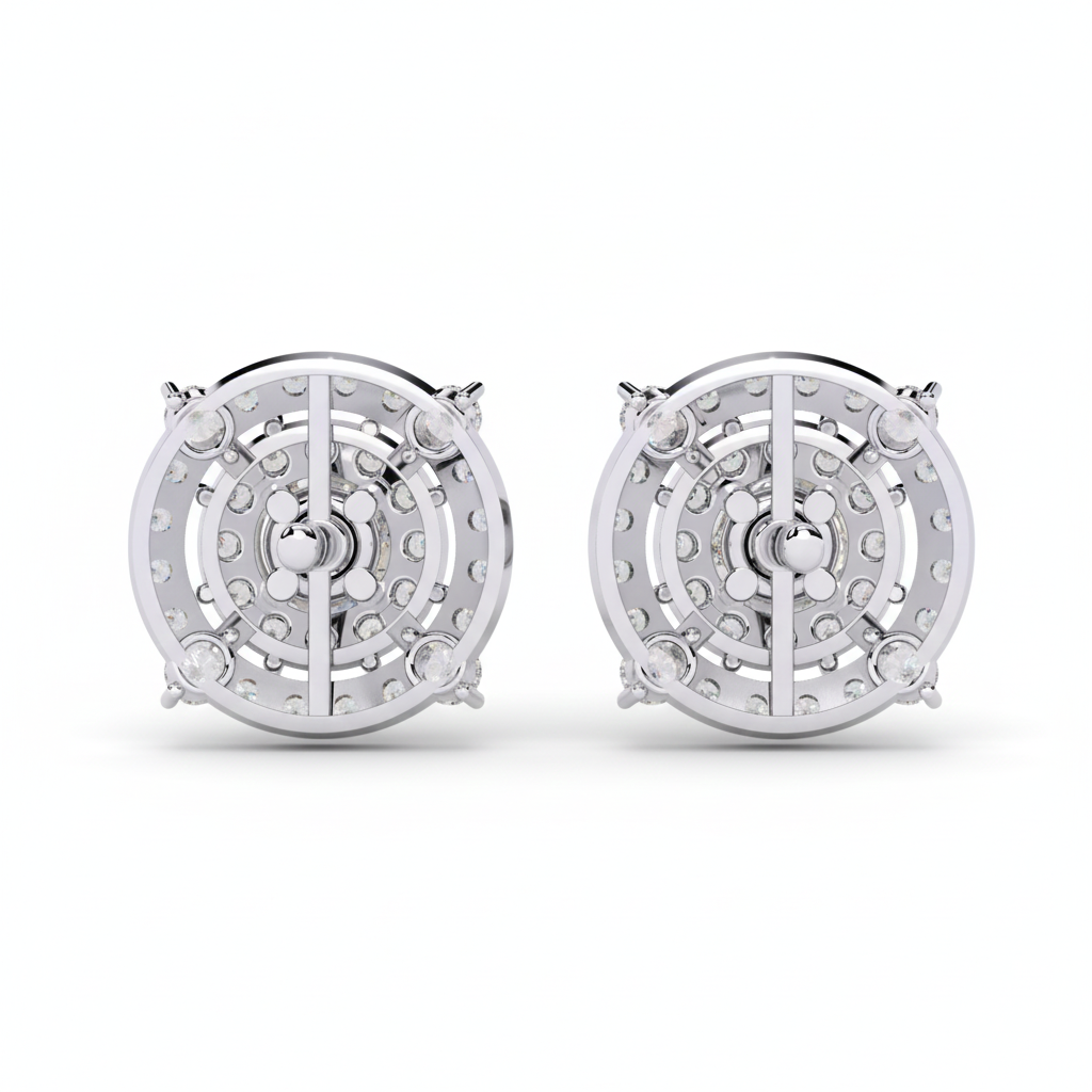 Eternal Sparkle Diamond Halo Earrings