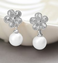 Silver/ Gold/ Rose Gold Elegant Alloy Drop Earrings and Danglers, A Stunning Fusion of Modern Design and Timeless Charm for Women