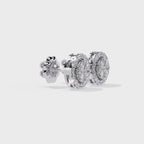 Eleva Circle Studs – Infinite Radiance & Modern Minimalist Luxury