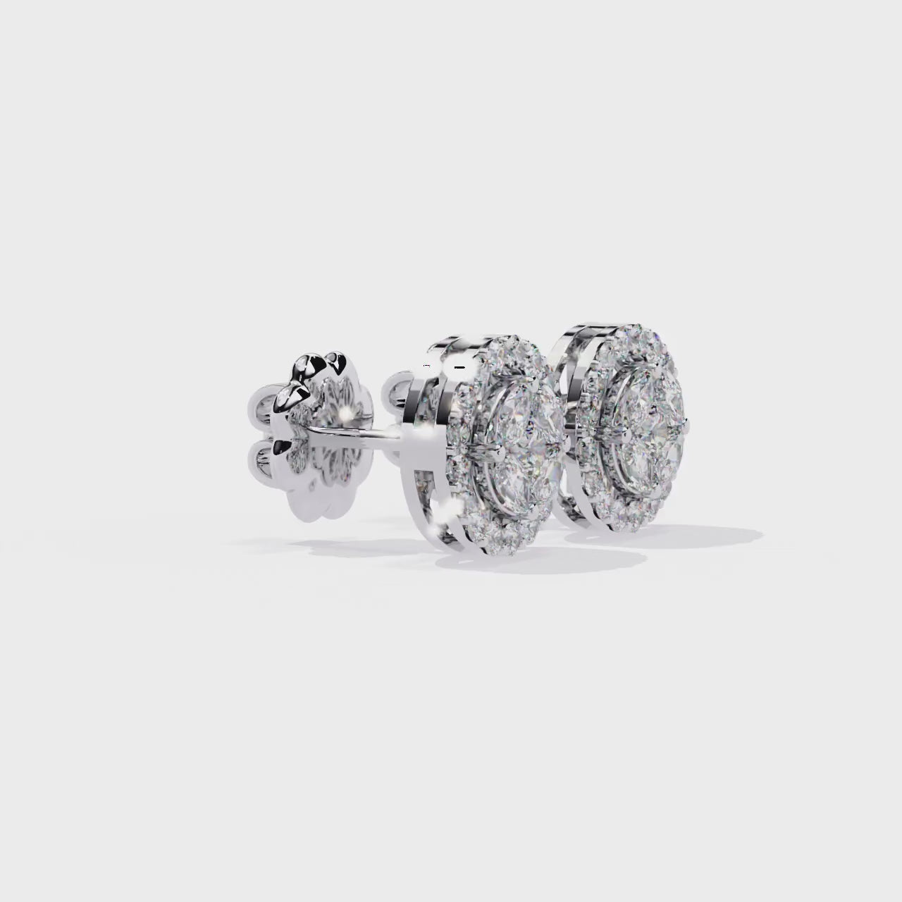 Eleva Circle Studs – Infinite Radiance & Modern Minimalist Luxury